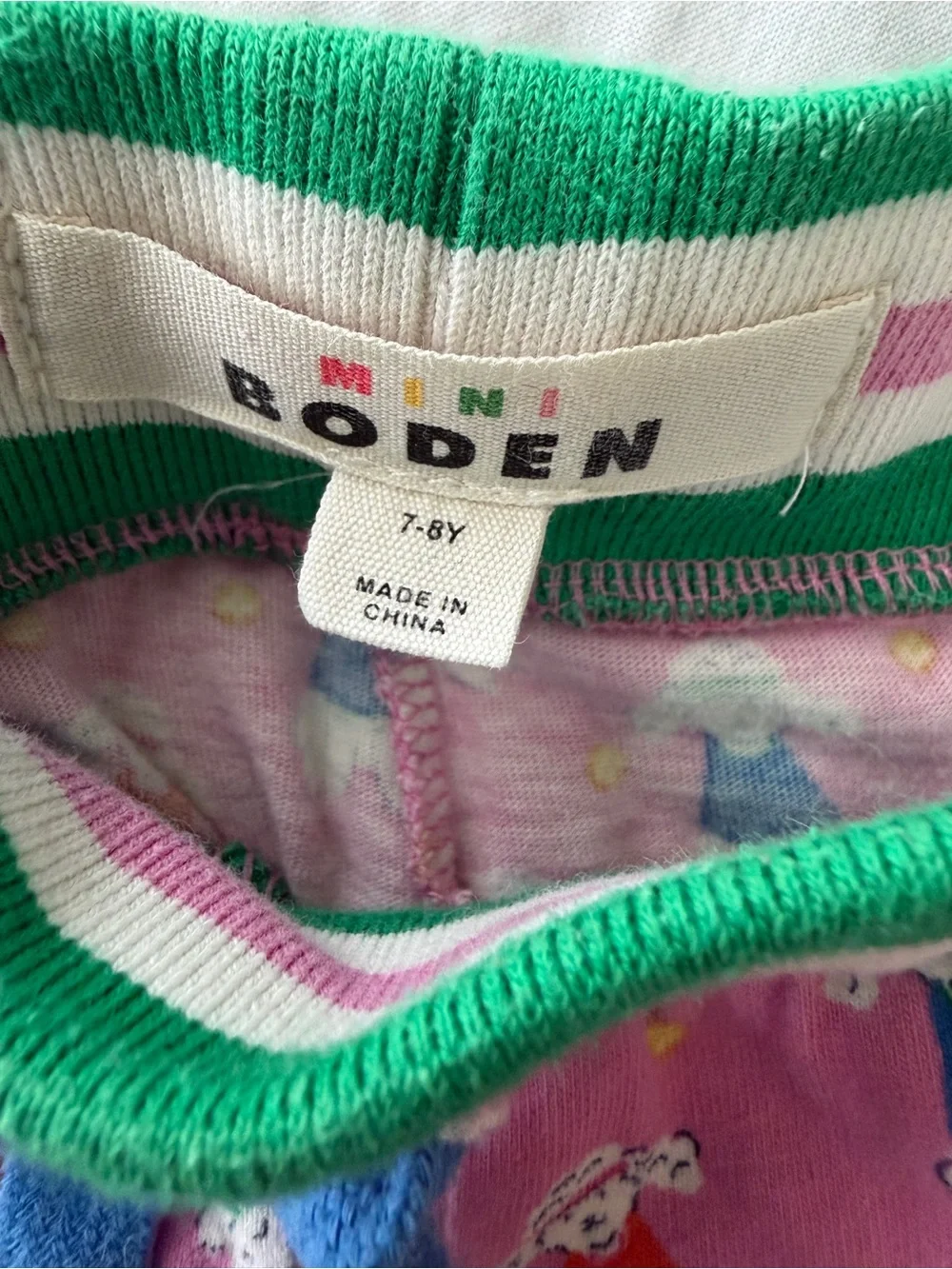 Mini Boden Pleated Jersey Skort 7-8y